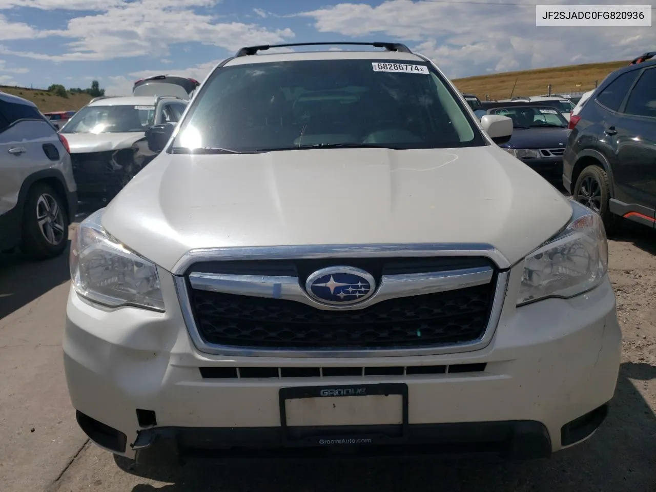 2015 Subaru Forester 2.5I Premium VIN: JF2SJADC0FG820936 Lot: 68286774