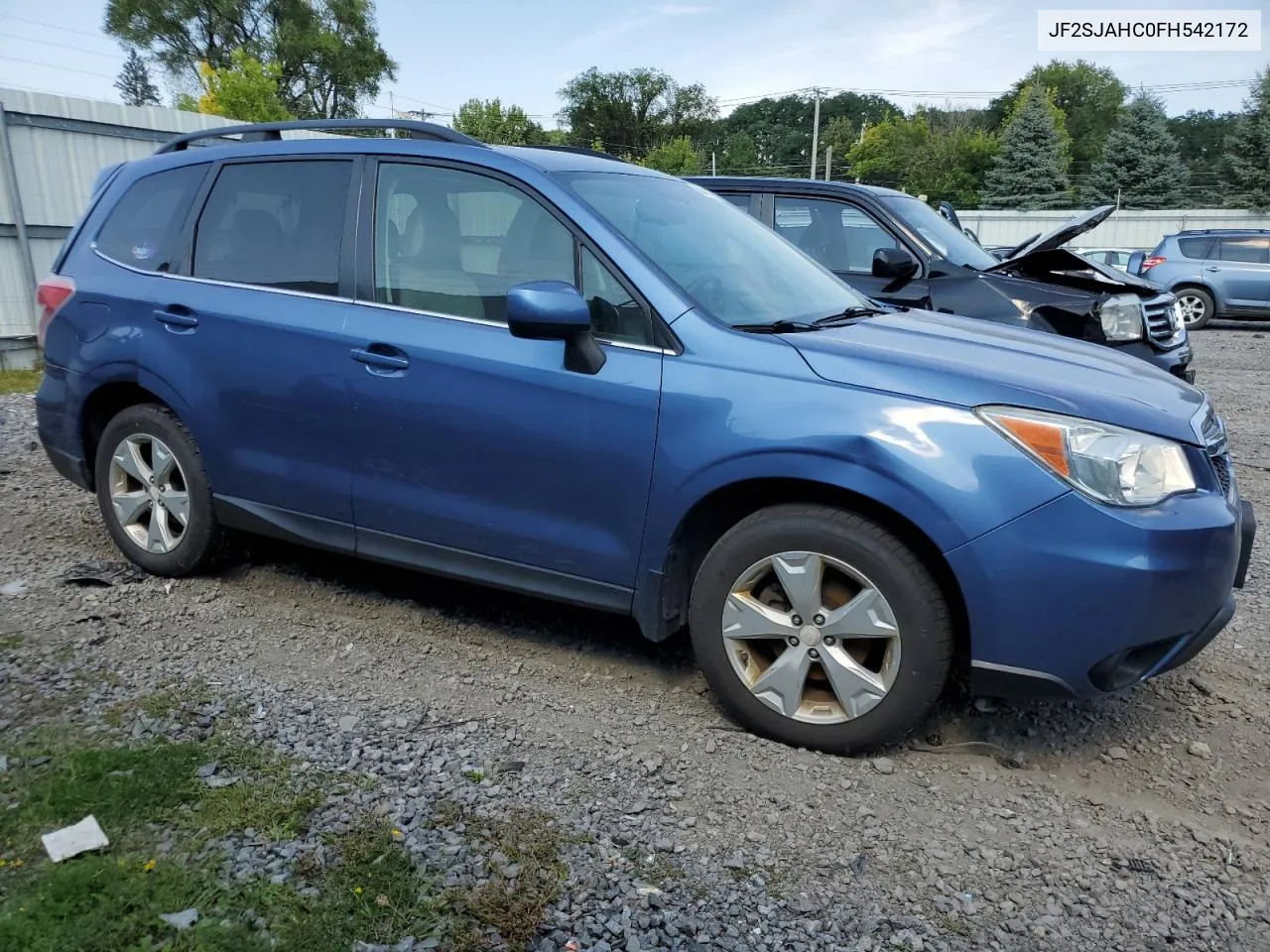 2015 Subaru Forester 2.5I Limited VIN: JF2SJAHC0FH542172 Lot: 68438164