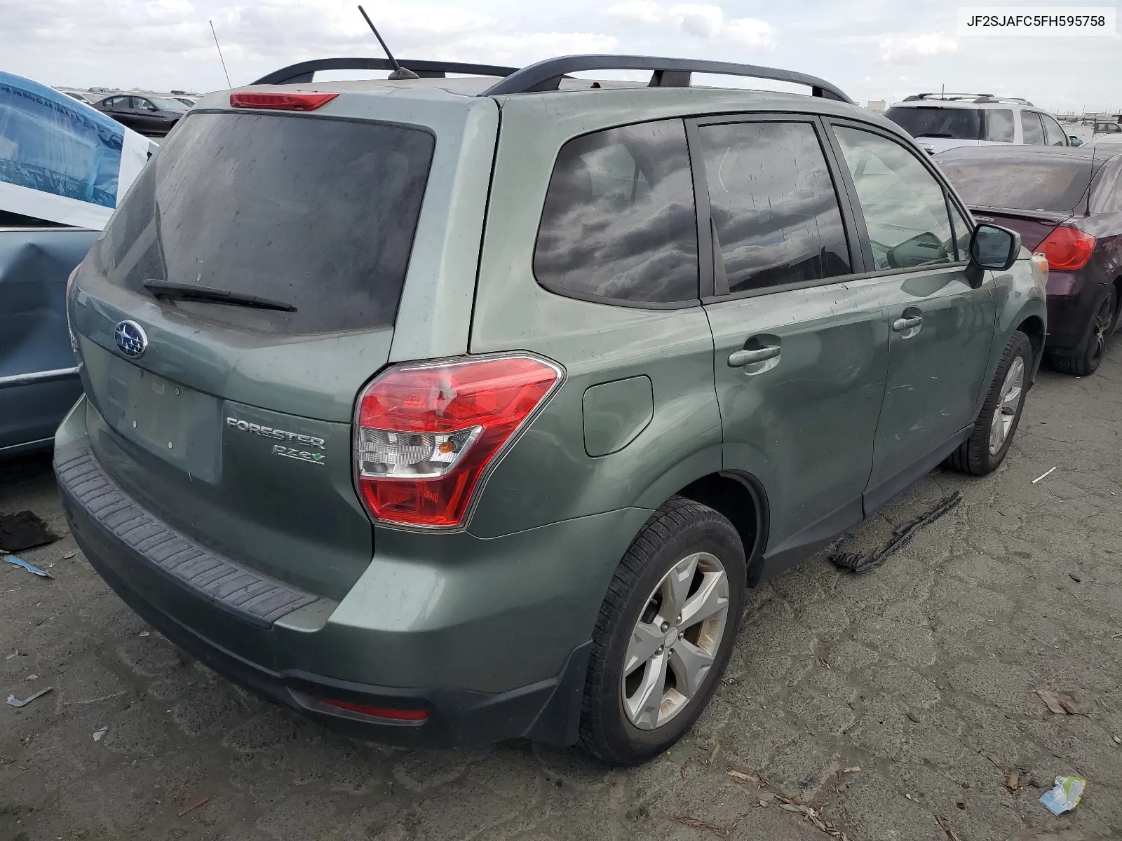 2015 Subaru Forester 2.5I Premium VIN: JF2SJAFC5FH595758 Lot: 68766254