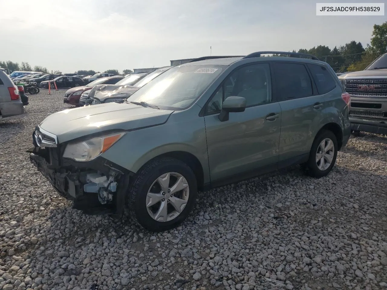 2015 Subaru Forester 2.5I Premium VIN: JF2SJADC9FH538529 Lot: 68909674