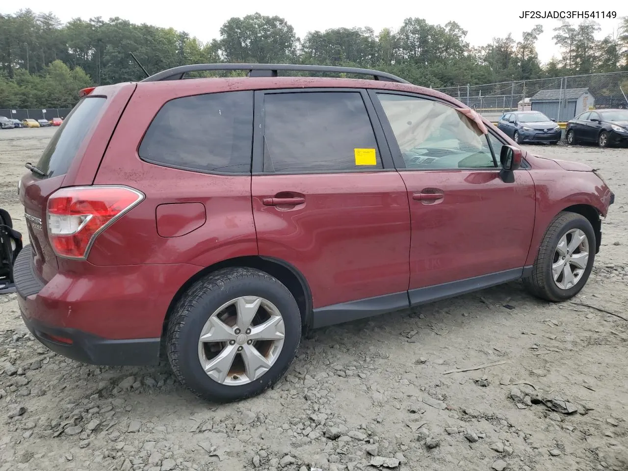 2015 Subaru Forester 2.5I Premium VIN: JF2SJADC3FH541149 Lot: 68981584