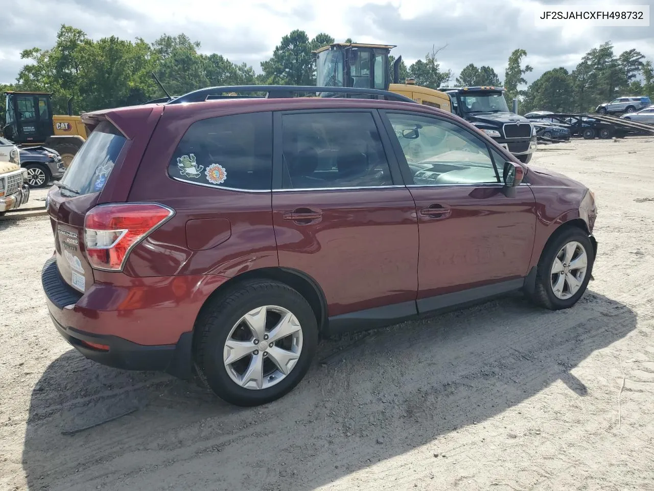 2015 Subaru Forester 2.5I Limited VIN: JF2SJAHCXFH498732 Lot: 69111214