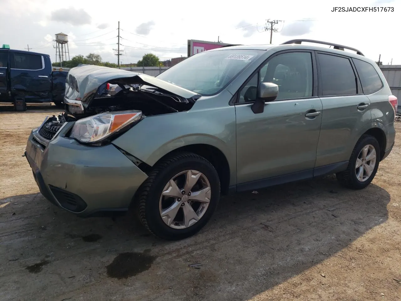 2015 Subaru Forester 2.5I Premium VIN: JF2SJADCXFH517673 Lot: 69139514