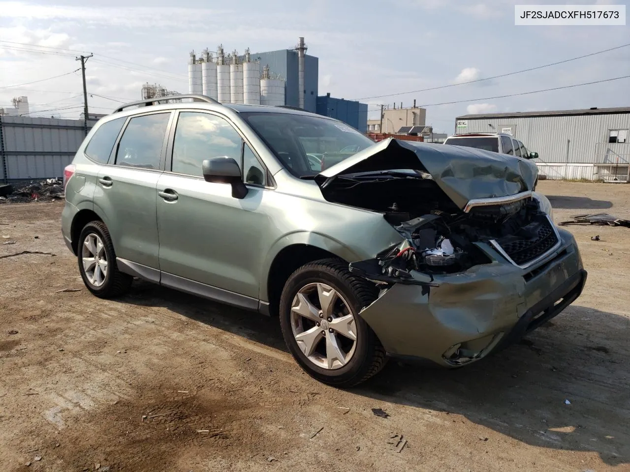 2015 Subaru Forester 2.5I Premium VIN: JF2SJADCXFH517673 Lot: 69139514