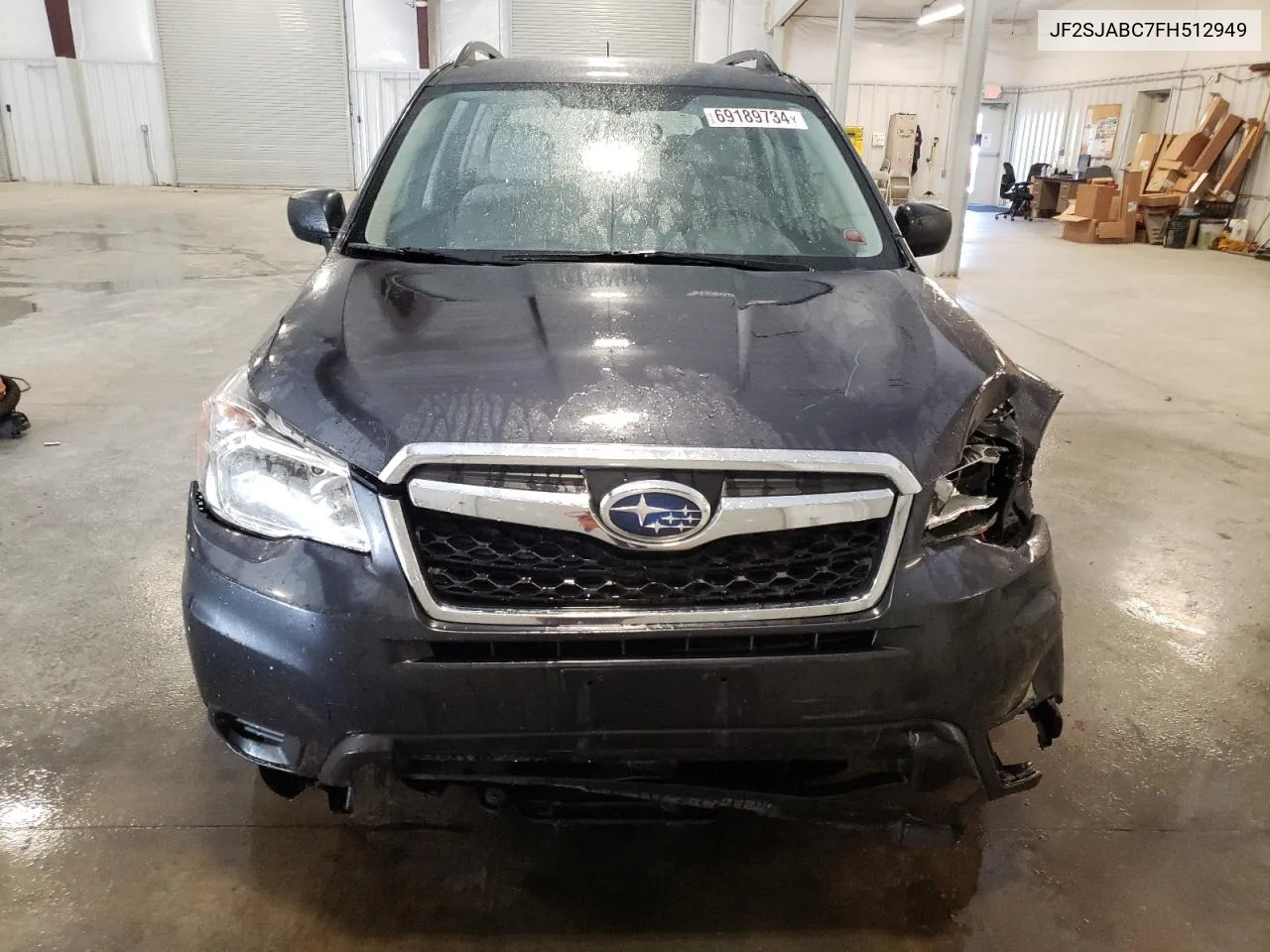 2015 Subaru Forester 2.5I VIN: JF2SJABC7FH512949 Lot: 69189734