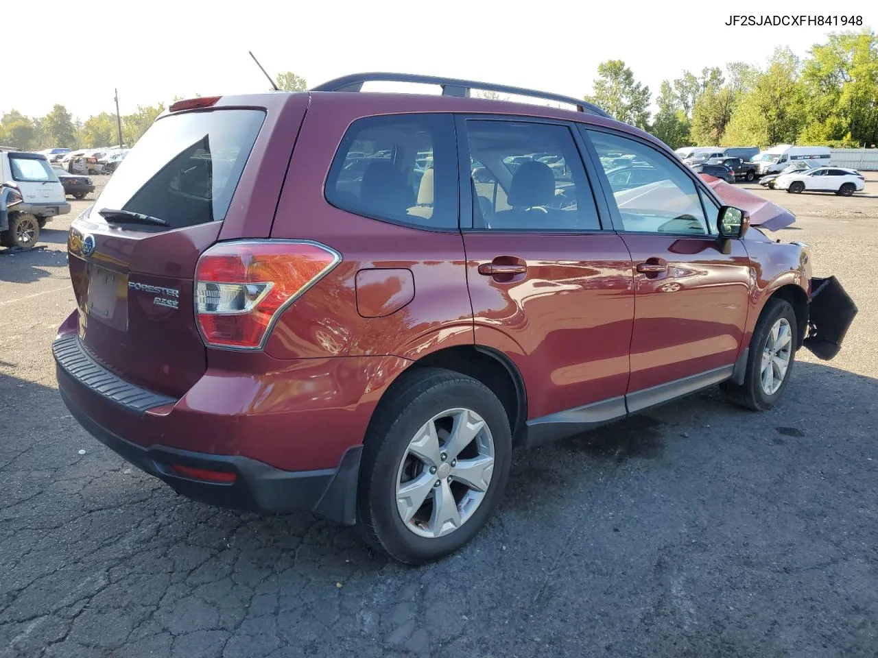 2015 Subaru Forester 2.5I Premium VIN: JF2SJADCXFH841948 Lot: 69248054