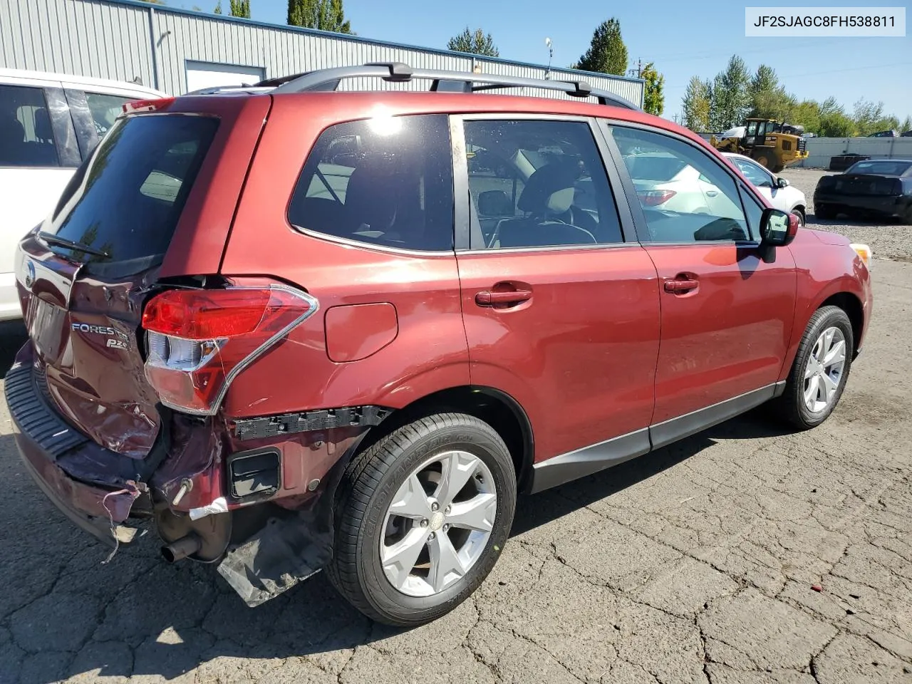 2015 Subaru Forester 2.5I Premium VIN: JF2SJAGC8FH538811 Lot: 69530924