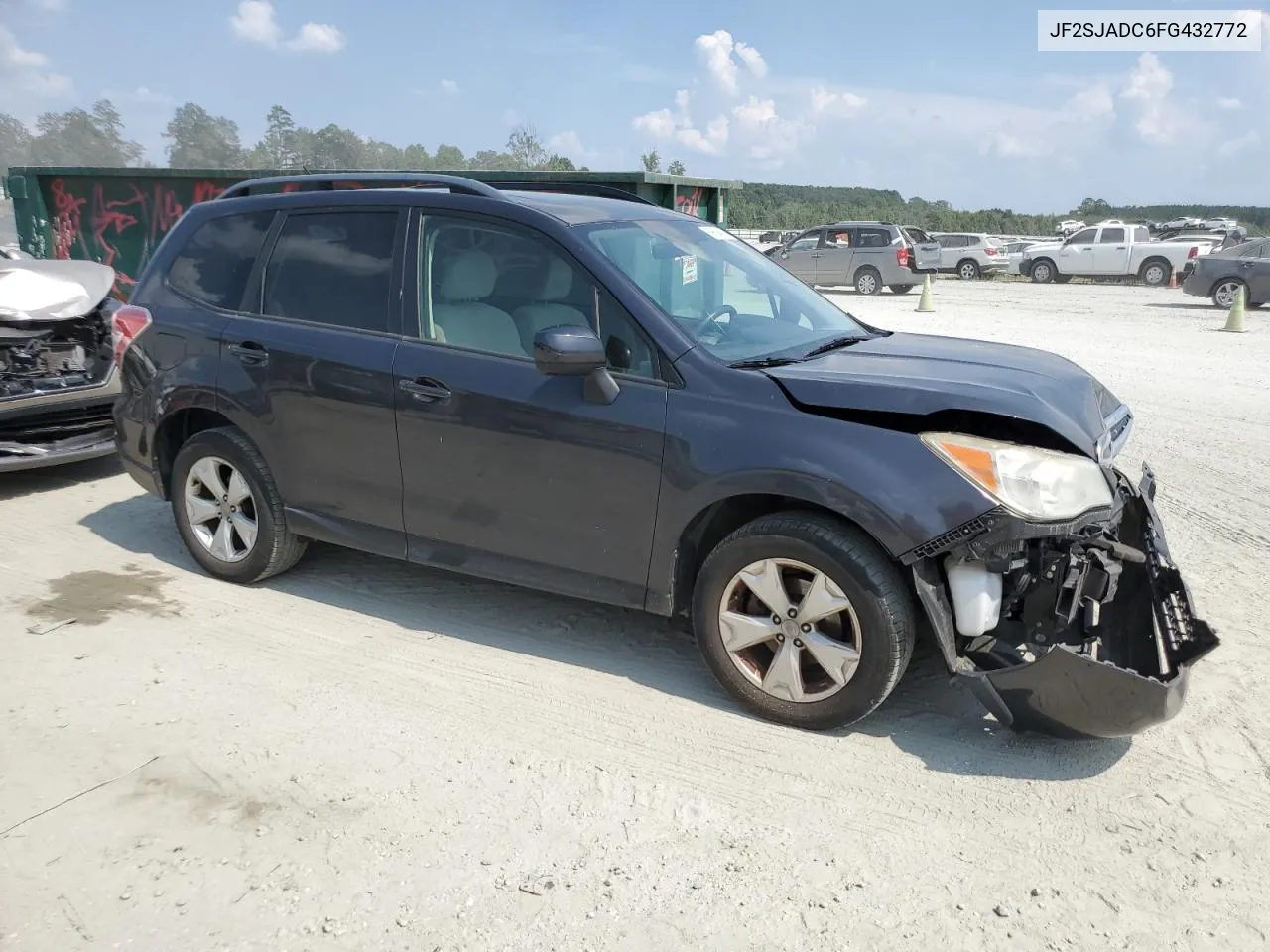 2015 Subaru Forester 2.5I Premium VIN: JF2SJADC6FG432772 Lot: 69694624