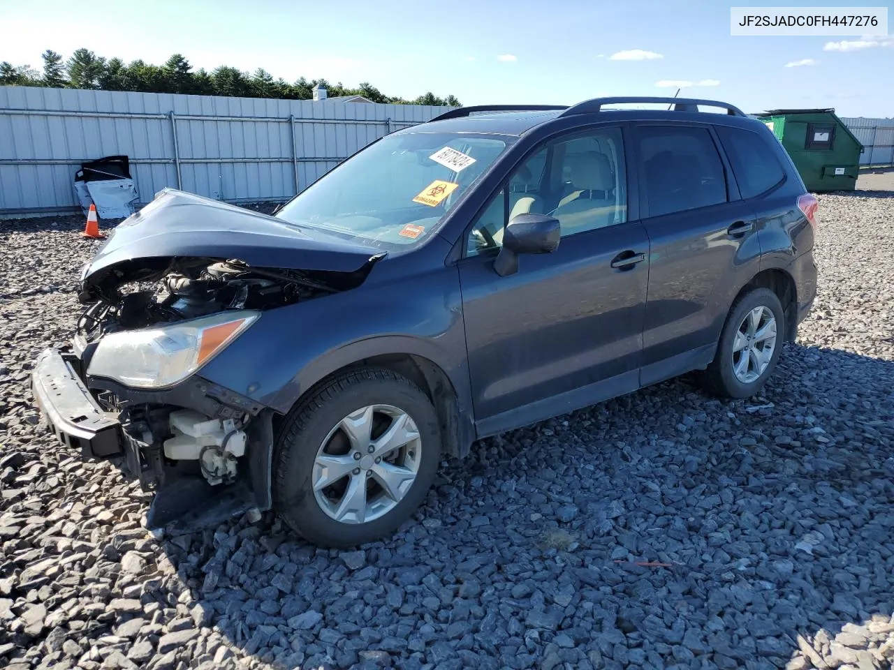 2015 Subaru Forester 2.5I Premium VIN: JF2SJADC0FH447276 Lot: 69778424