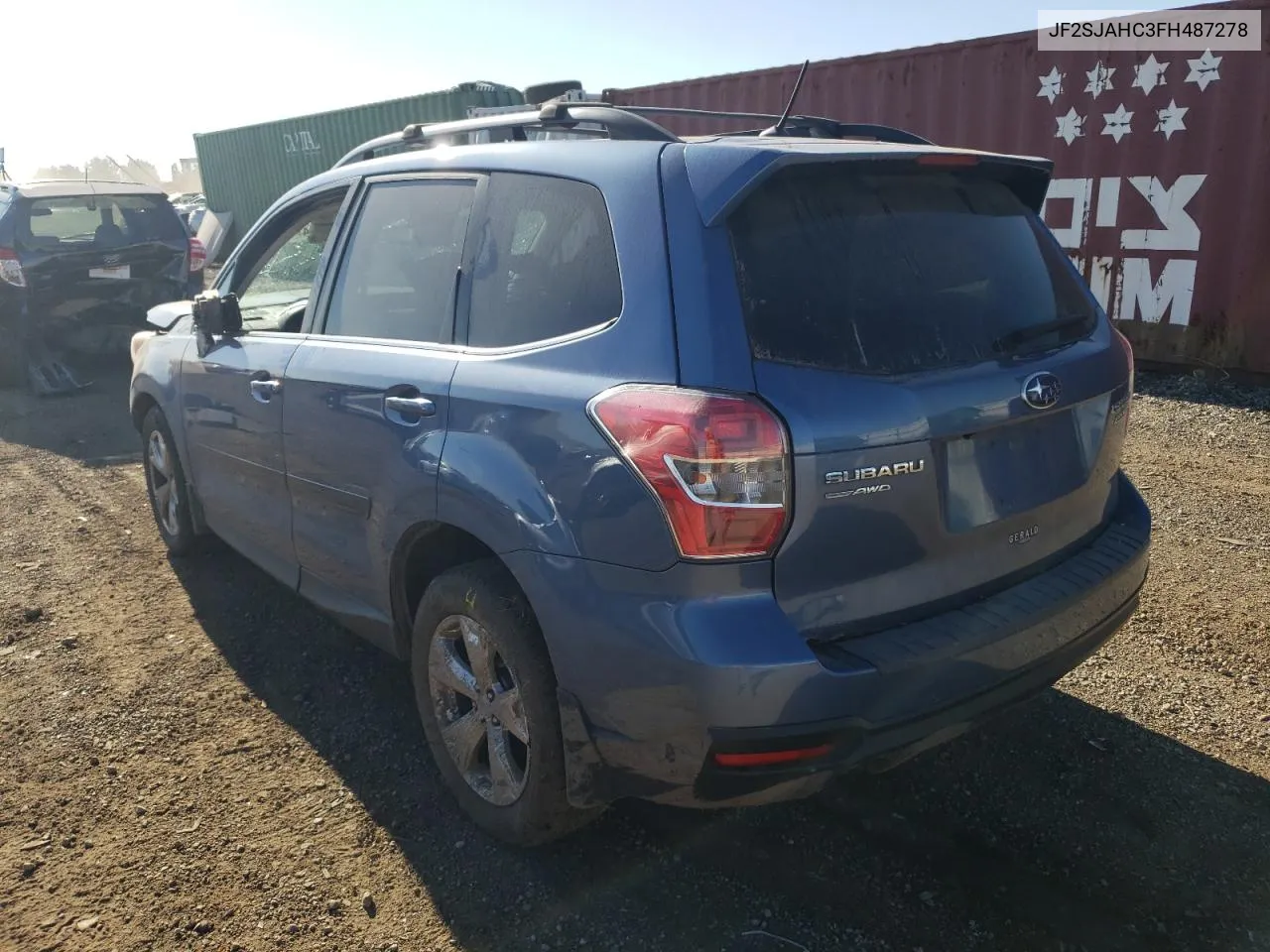 2015 Subaru Forester 2.5I Limited VIN: JF2SJAHC3FH487278 Lot: 70068534