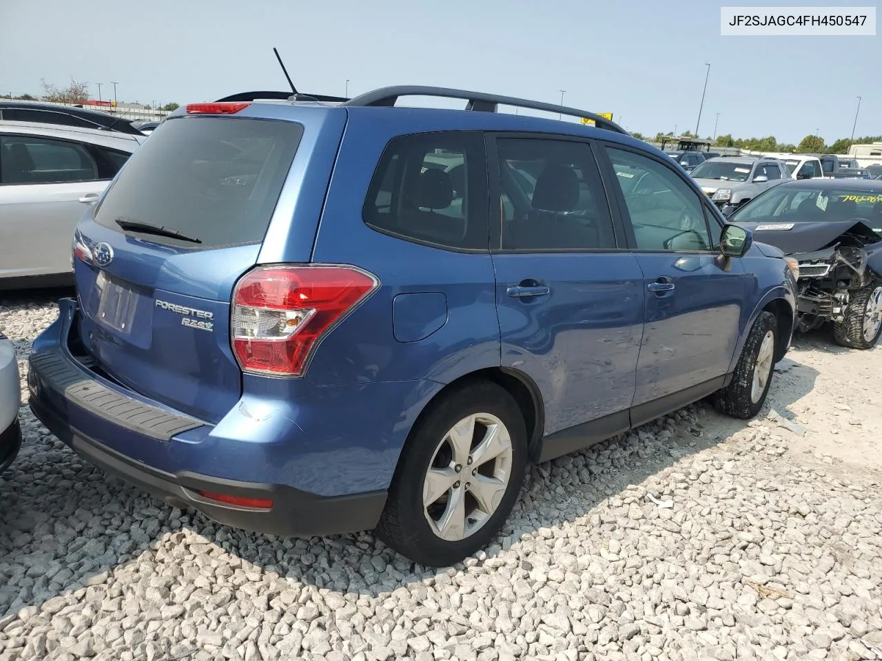 2015 Subaru Forester 2.5I Premium VIN: JF2SJAGC4FH450547 Lot: 70335844