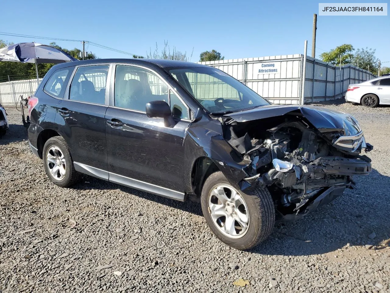 JF2SJAAC3FH841164 2015 Subaru Forester 2.5I