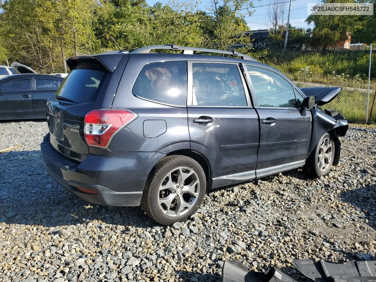 2015 Subaru Forester 2.5I Touring VIN: JF2SJAUC5FH545722 Lot: 70510724