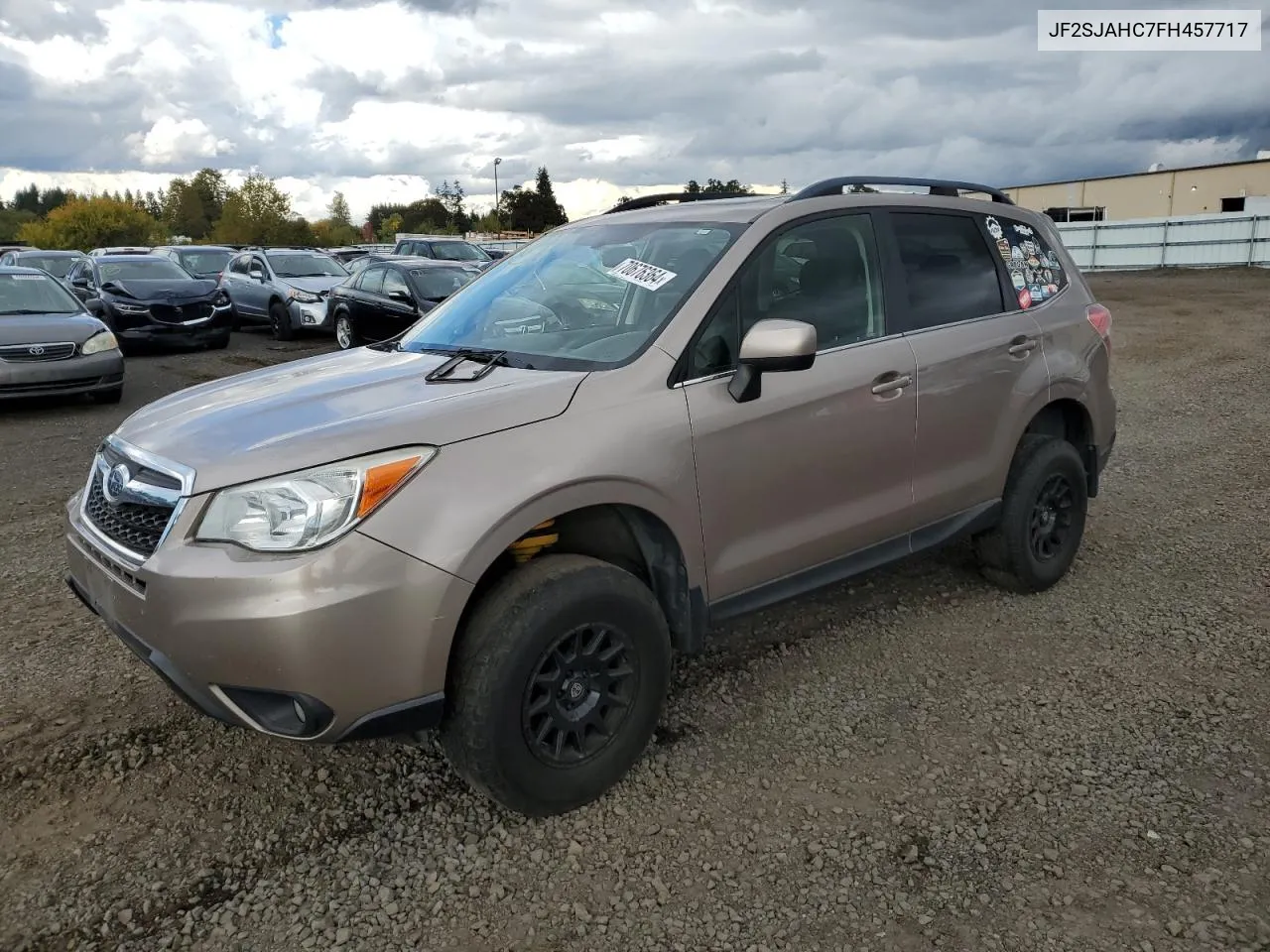 2015 Subaru Forester 2.5I Limited VIN: JF2SJAHC7FH457717 Lot: 70676364