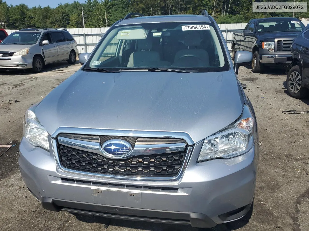 2015 Subaru Forester 2.5I Premium VIN: JF2SJADC2FG829072 Lot: 70896154