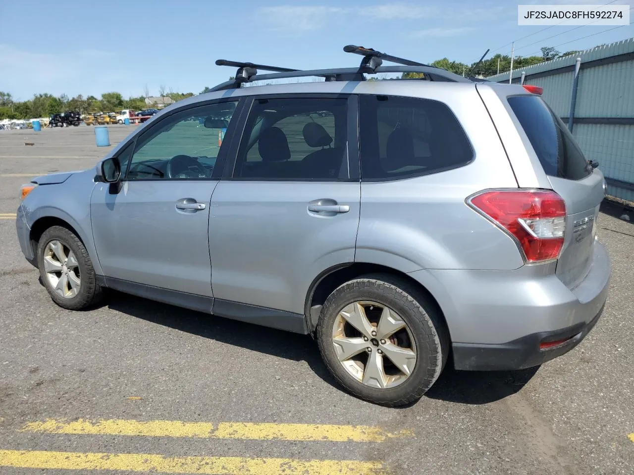 2015 Subaru Forester 2.5I Premium VIN: JF2SJADC8FH592274 Lot: 70902674