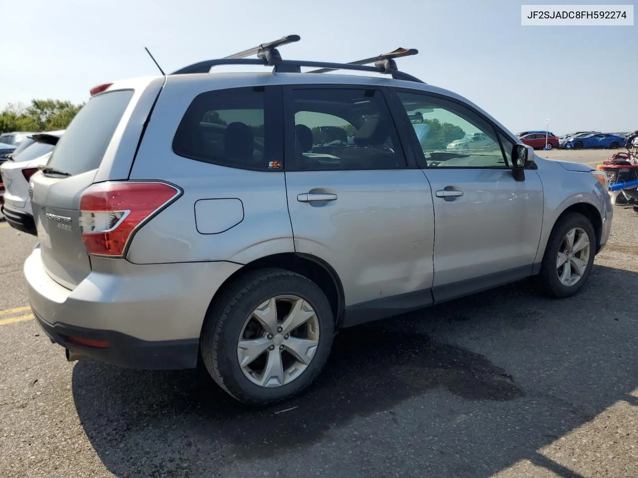 2015 Subaru Forester 2.5I Premium VIN: JF2SJADC8FH592274 Lot: 70902674