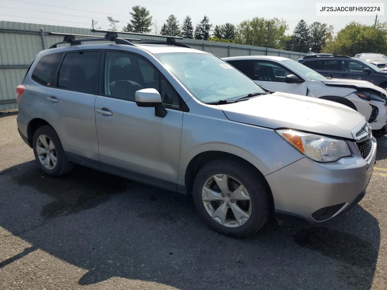 2015 Subaru Forester 2.5I Premium VIN: JF2SJADC8FH592274 Lot: 70902674