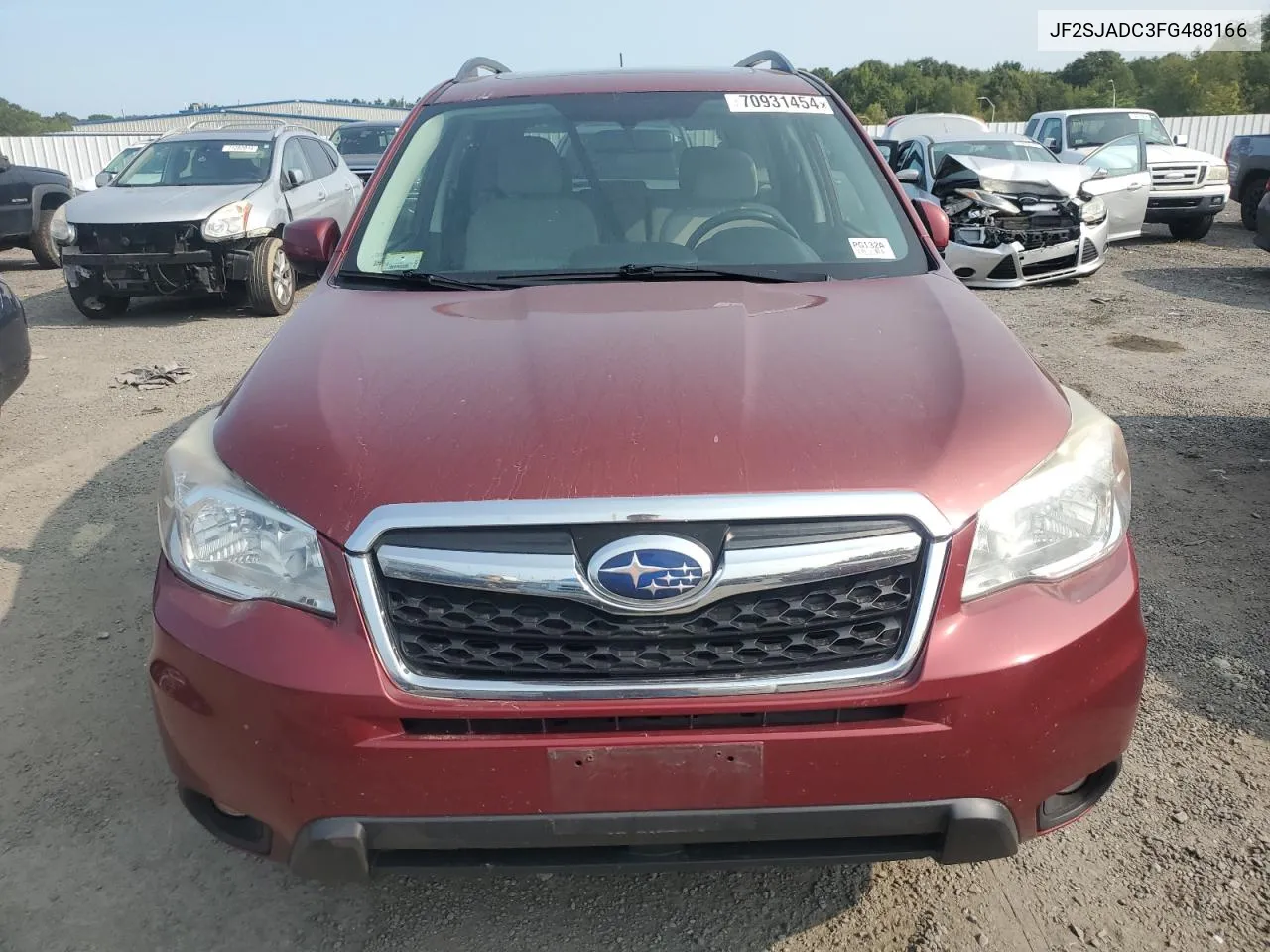 JF2SJADC3FG488166 2015 Subaru Forester 2.5I Premium