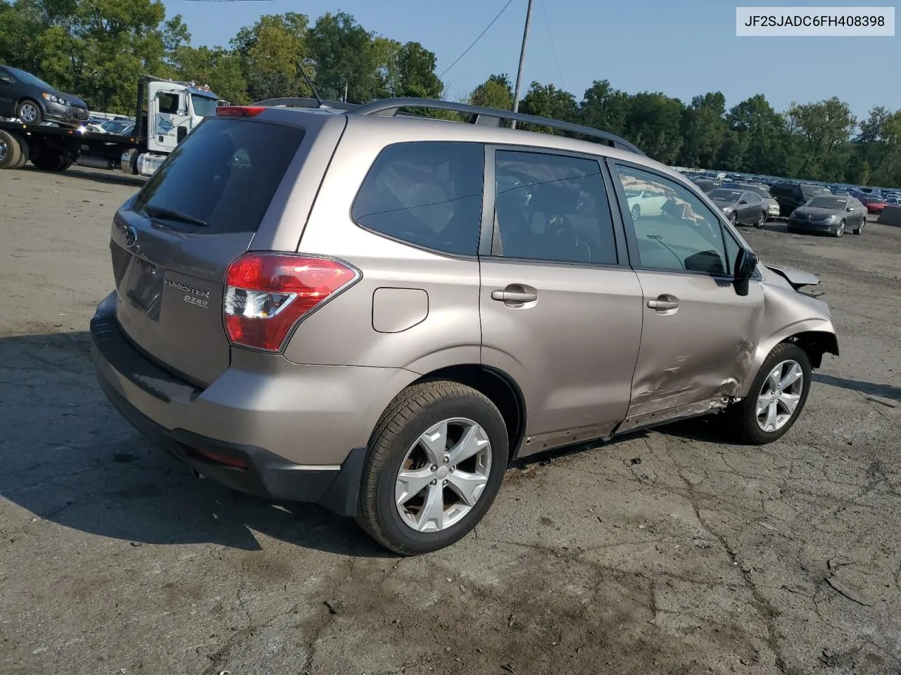 2015 Subaru Forester 2.5I Premium VIN: JF2SJADC6FH408398 Lot: 71099964