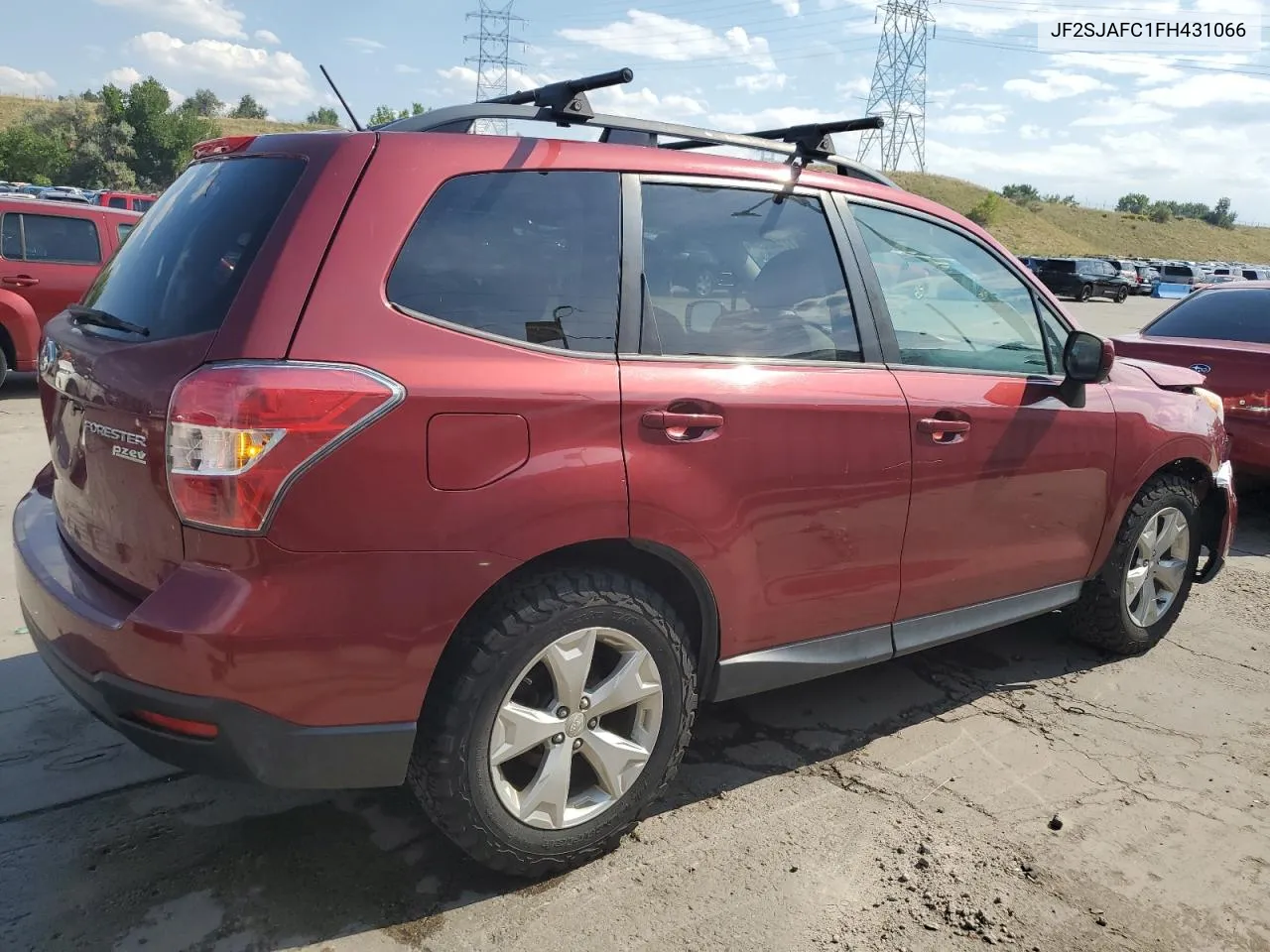 JF2SJAFC1FH431066 2015 Subaru Forester 2.5I Premium