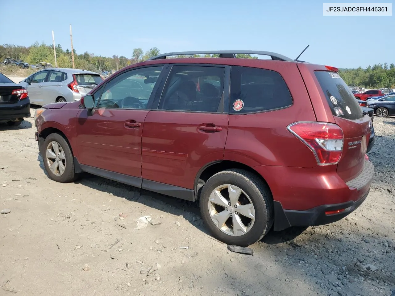 2015 Subaru Forester 2.5I Premium VIN: JF2SJADC8FH446361 Lot: 71431944