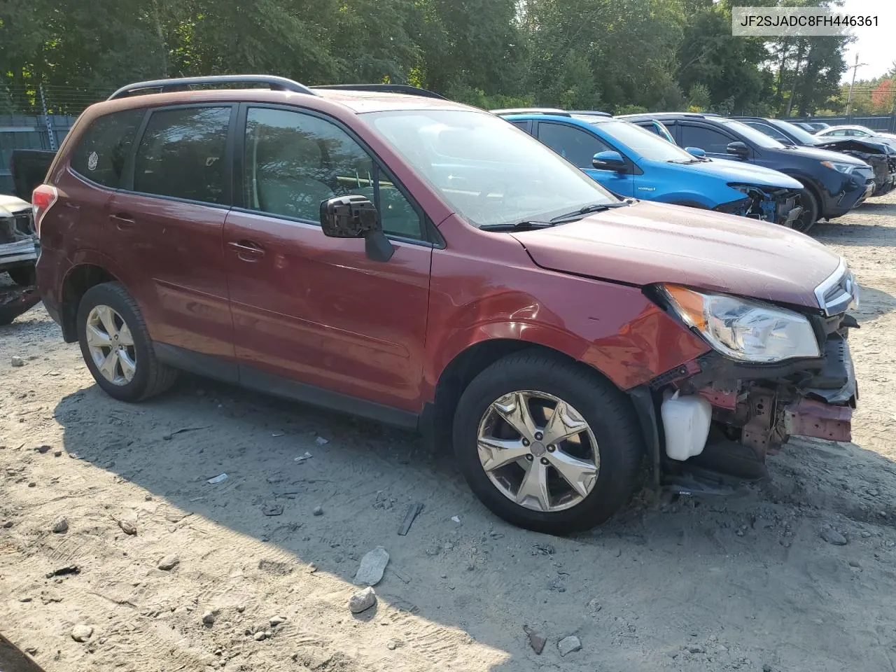 2015 Subaru Forester 2.5I Premium VIN: JF2SJADC8FH446361 Lot: 71431944