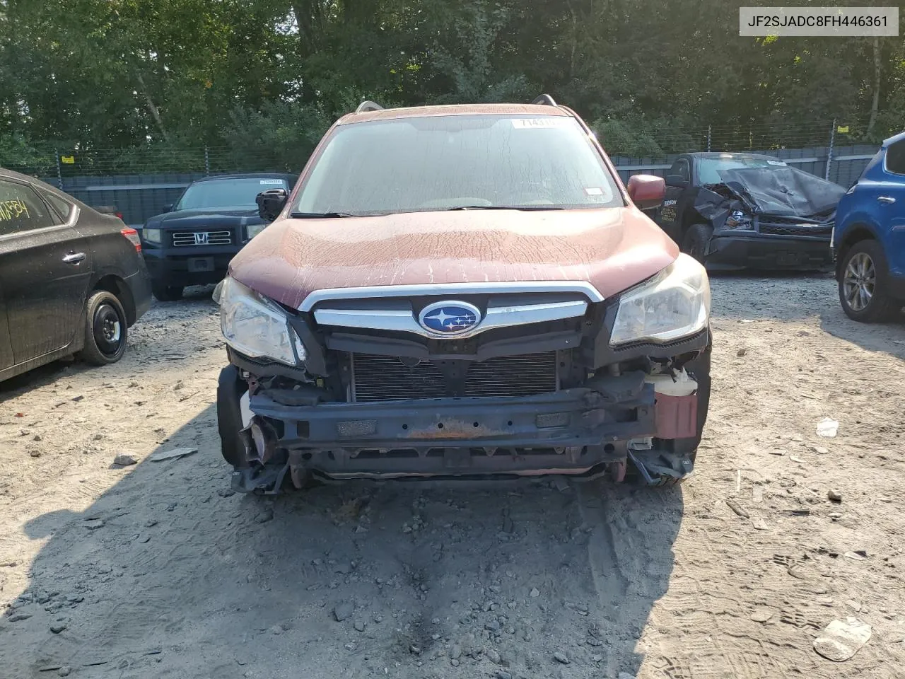 2015 Subaru Forester 2.5I Premium VIN: JF2SJADC8FH446361 Lot: 71431944