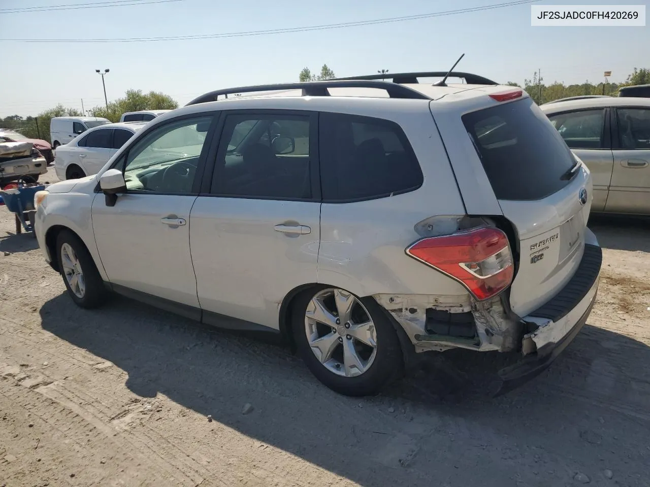 2015 Subaru Forester 2.5I Premium VIN: JF2SJADC0FH420269 Lot: 71573614