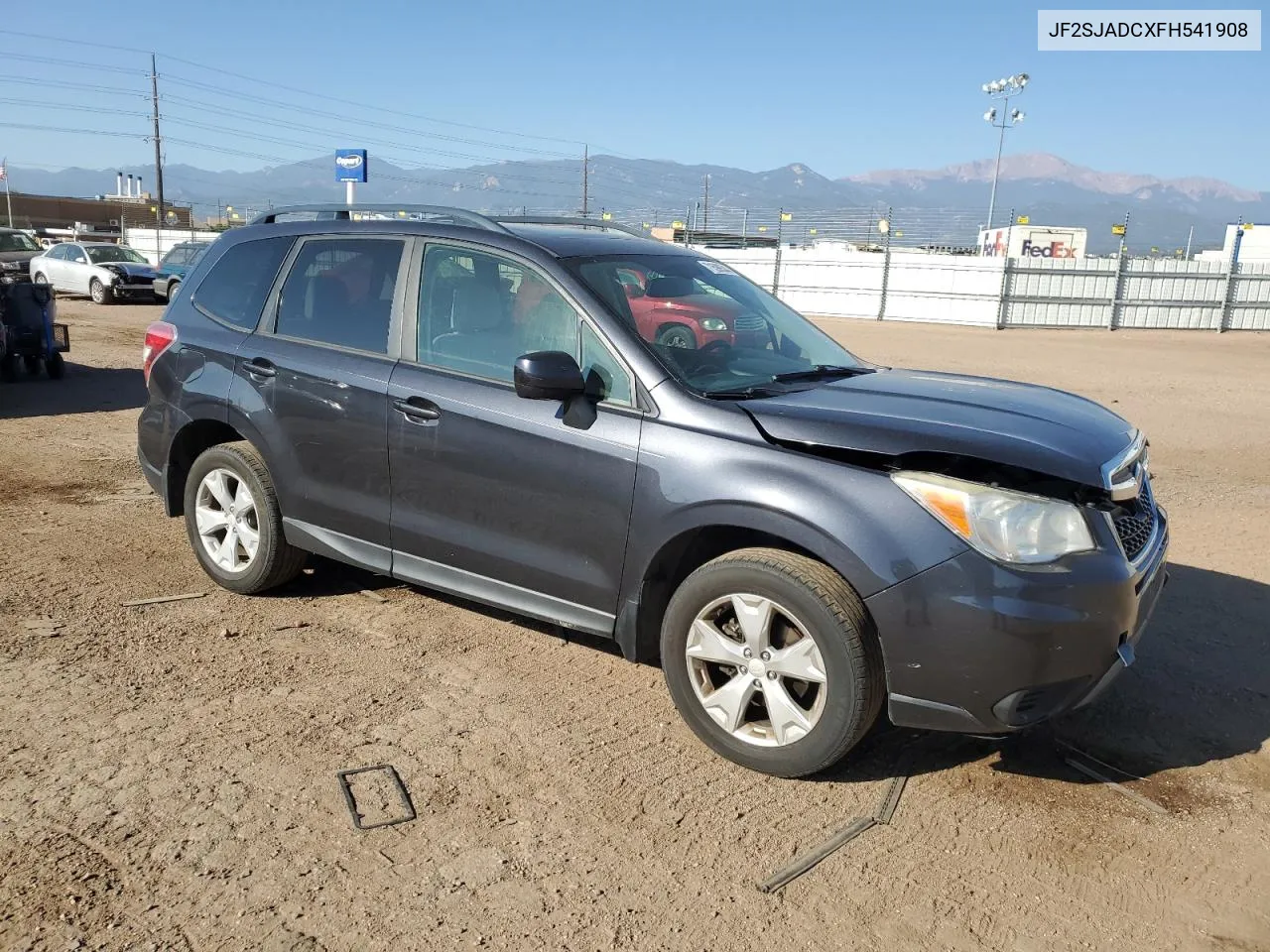 2015 Subaru Forester 2.5I Premium VIN: JF2SJADCXFH541908 Lot: 71598544