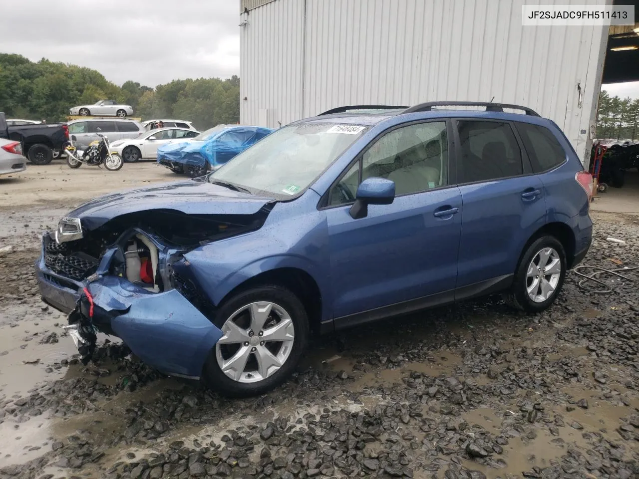 2015 Subaru Forester 2.5I Premium VIN: JF2SJADC9FH511413 Lot: 71648484