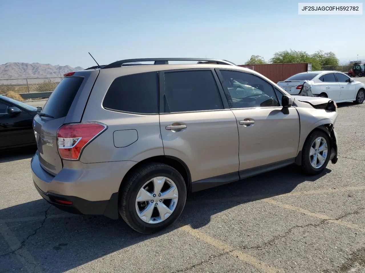 2015 Subaru Forester 2.5I Premium VIN: JF2SJAGC0FH592782 Lot: 71785484