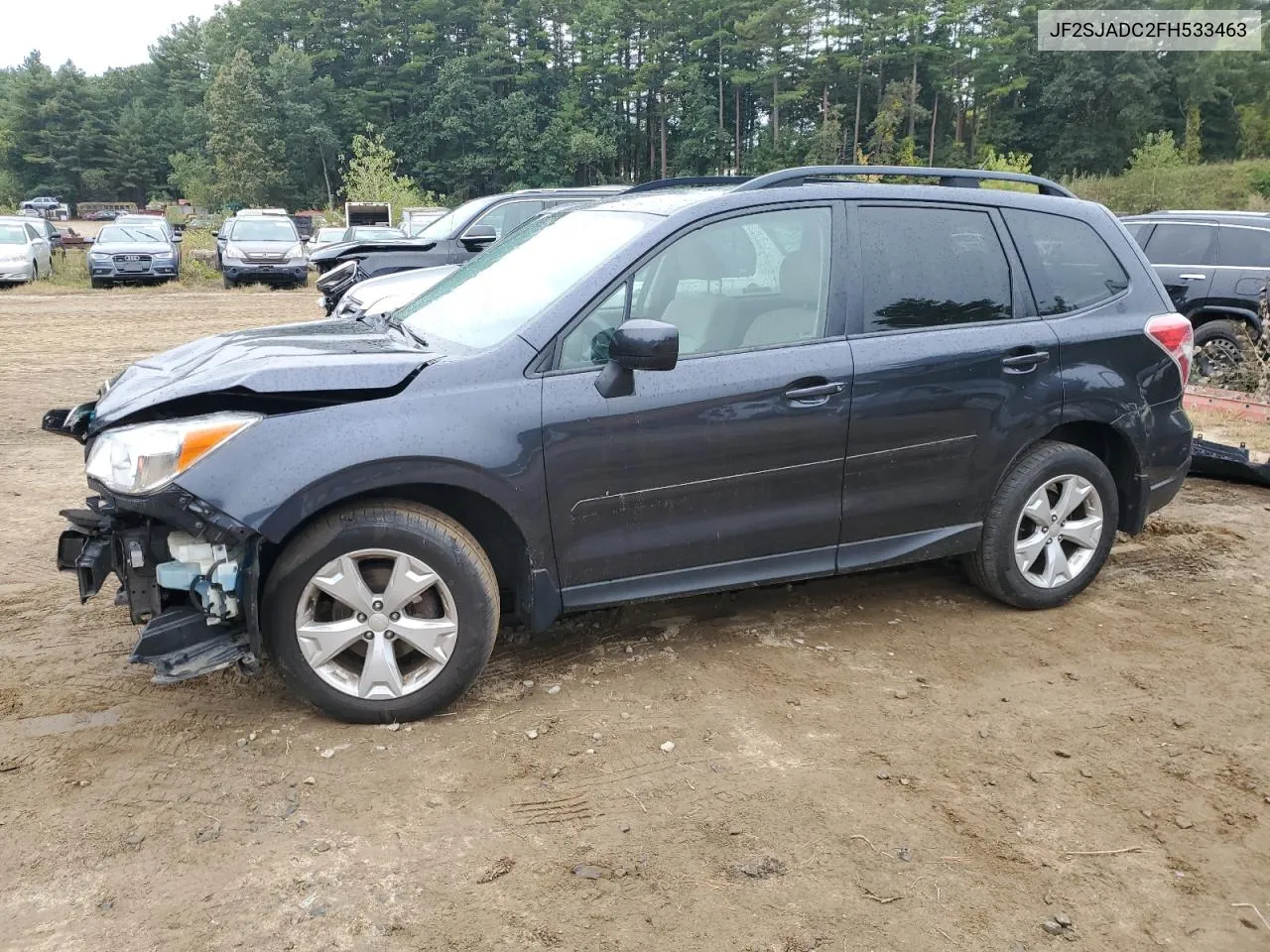 2015 Subaru Forester 2.5I Premium VIN: JF2SJADC2FH533463 Lot: 71957024