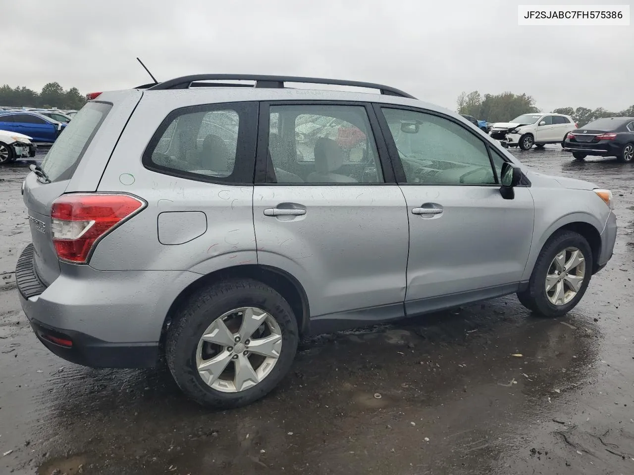 2015 Subaru Forester 2.5I VIN: JF2SJABC7FH575386 Lot: 72009584