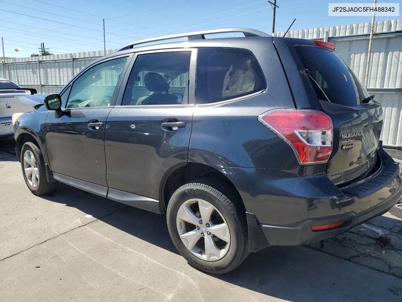 2015 Subaru Forester 2.5I Premium VIN: JF2SJADC5FH488342 Lot: 72717124