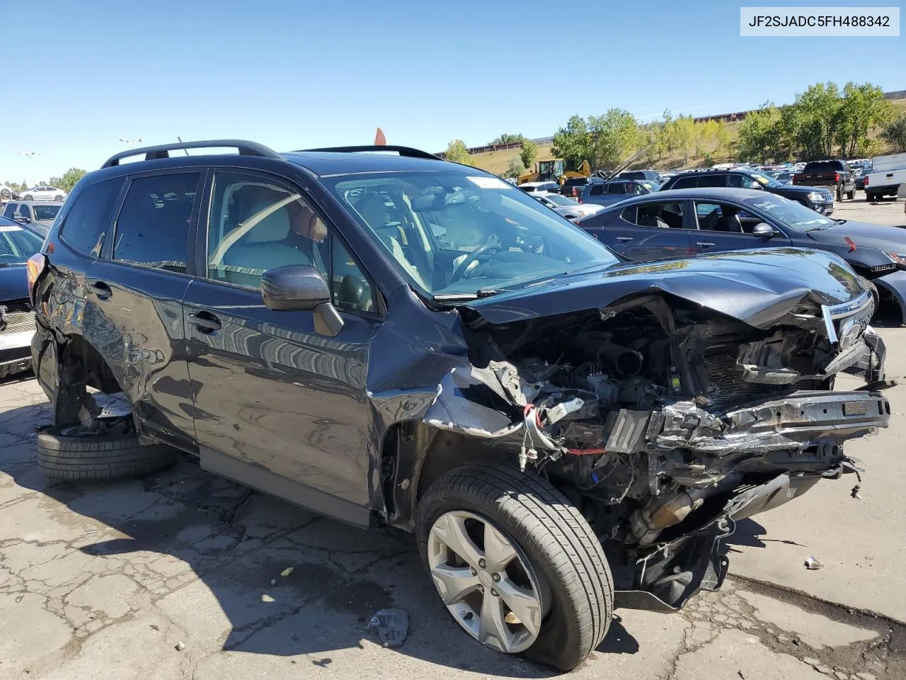 2015 Subaru Forester 2.5I Premium VIN: JF2SJADC5FH488342 Lot: 72717124