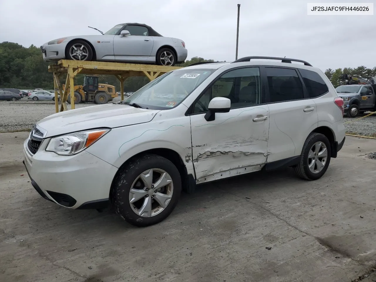 2015 Subaru Forester 2.5I Premium VIN: JF2SJAFC9FH446026 Lot: 72733934