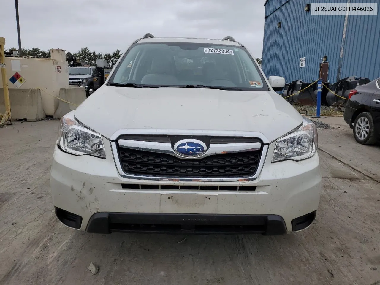 2015 Subaru Forester 2.5I Premium VIN: JF2SJAFC9FH446026 Lot: 72733934