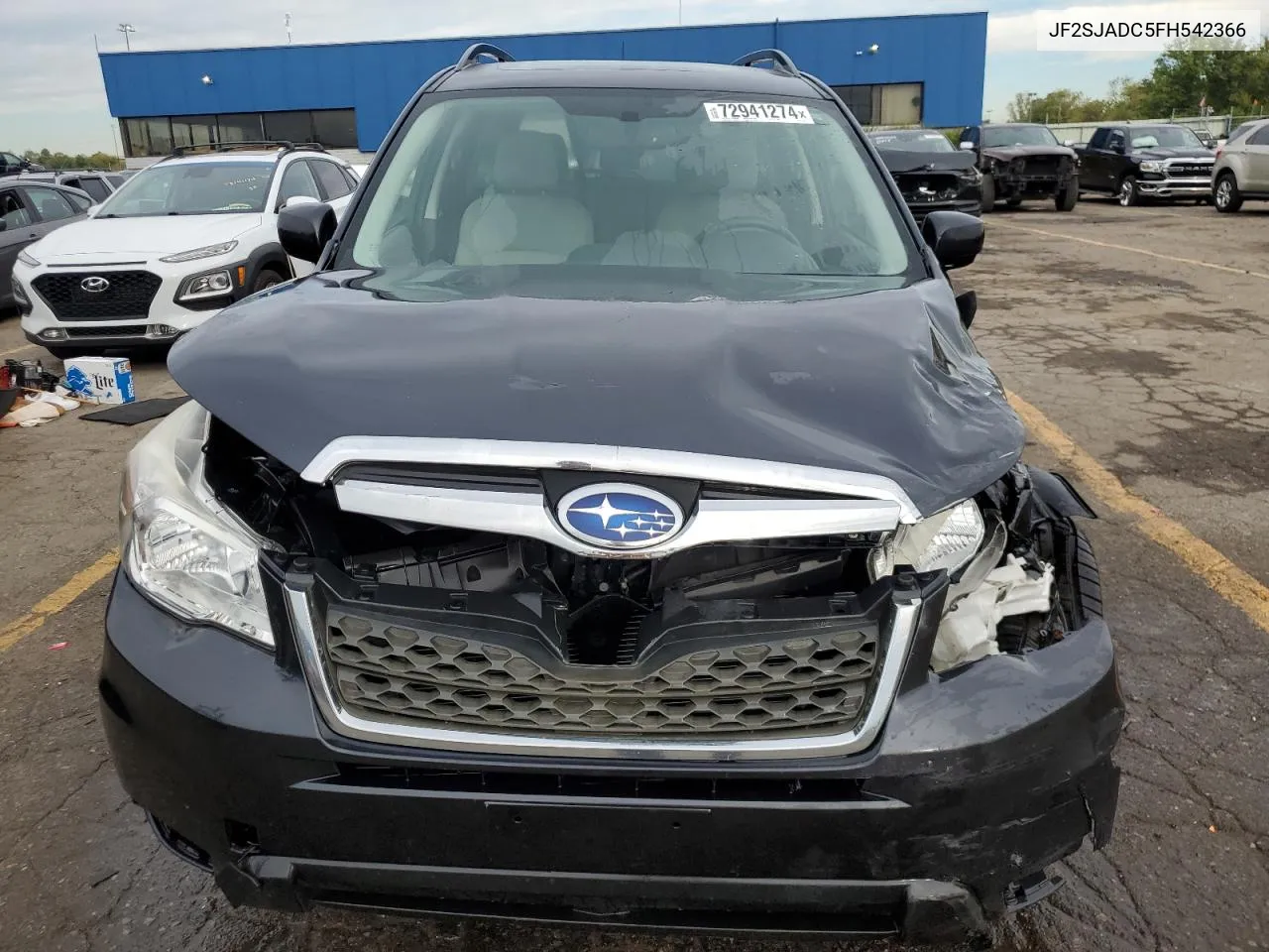 2015 Subaru Forester 2.5I Premium VIN: JF2SJADC5FH542366 Lot: 72941274