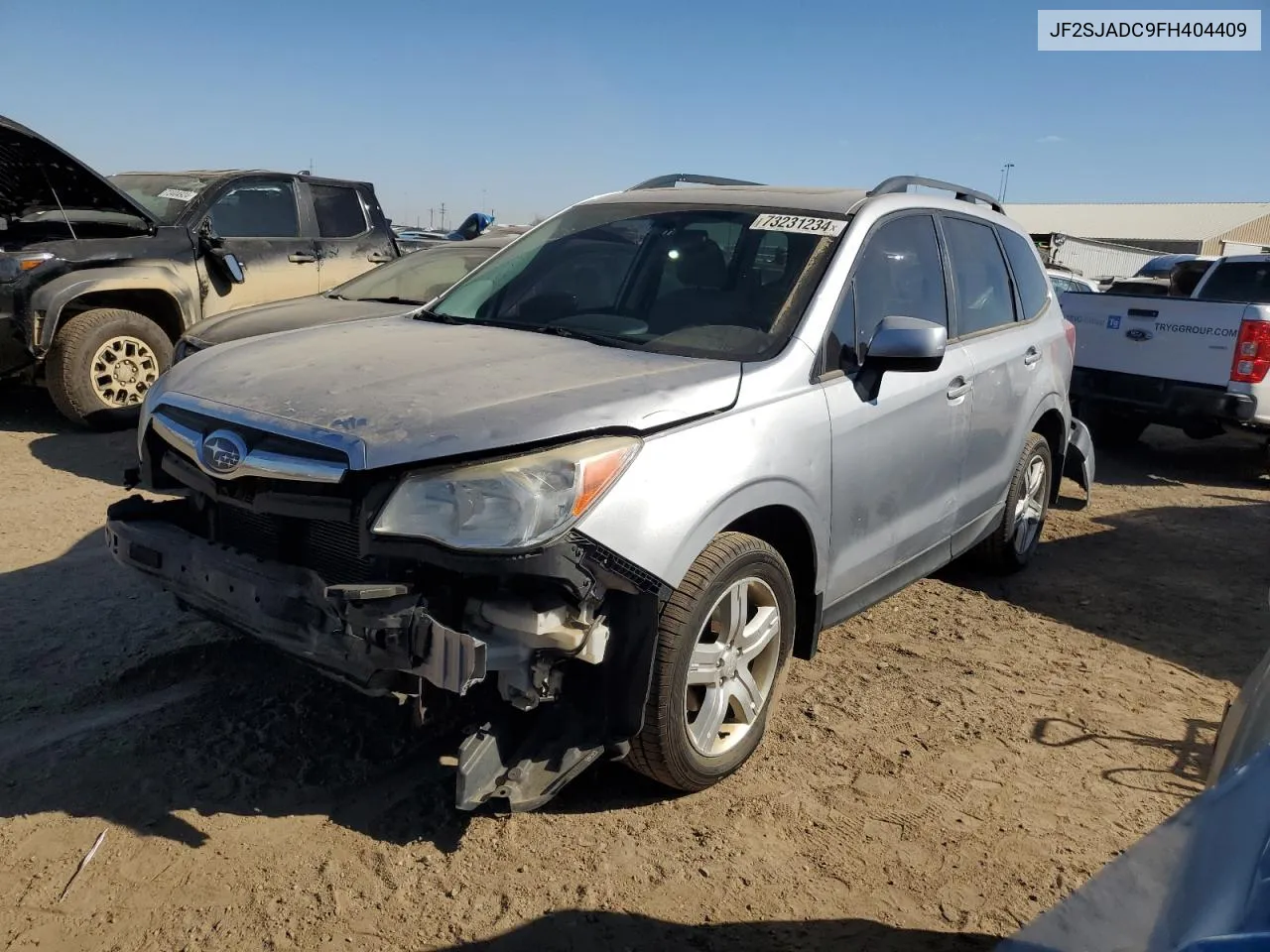 2015 Subaru Forester 2.5I Premium VIN: JF2SJADC9FH404409 Lot: 73231234