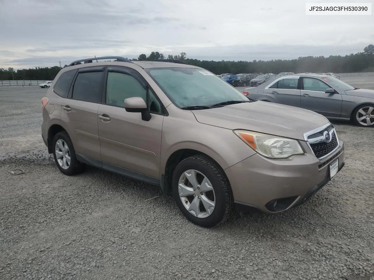 2015 Subaru Forester 2.5I Premium VIN: JF2SJAGC3FH530390 Lot: 73238134