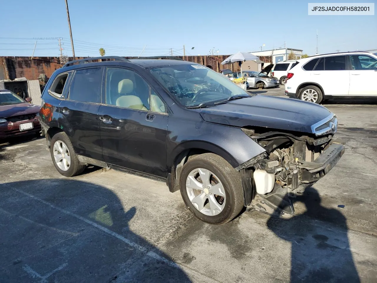 2015 Subaru Forester 2.5I Premium VIN: JF2SJADC0FH582001 Lot: 73364004