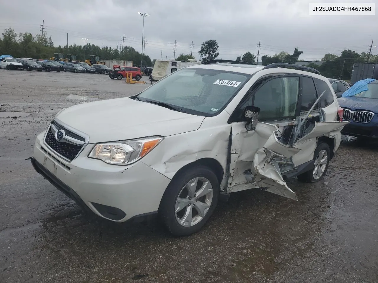 2015 Subaru Forester 2.5I Premium VIN: JF2SJADC4FH467868 Lot: 73573164