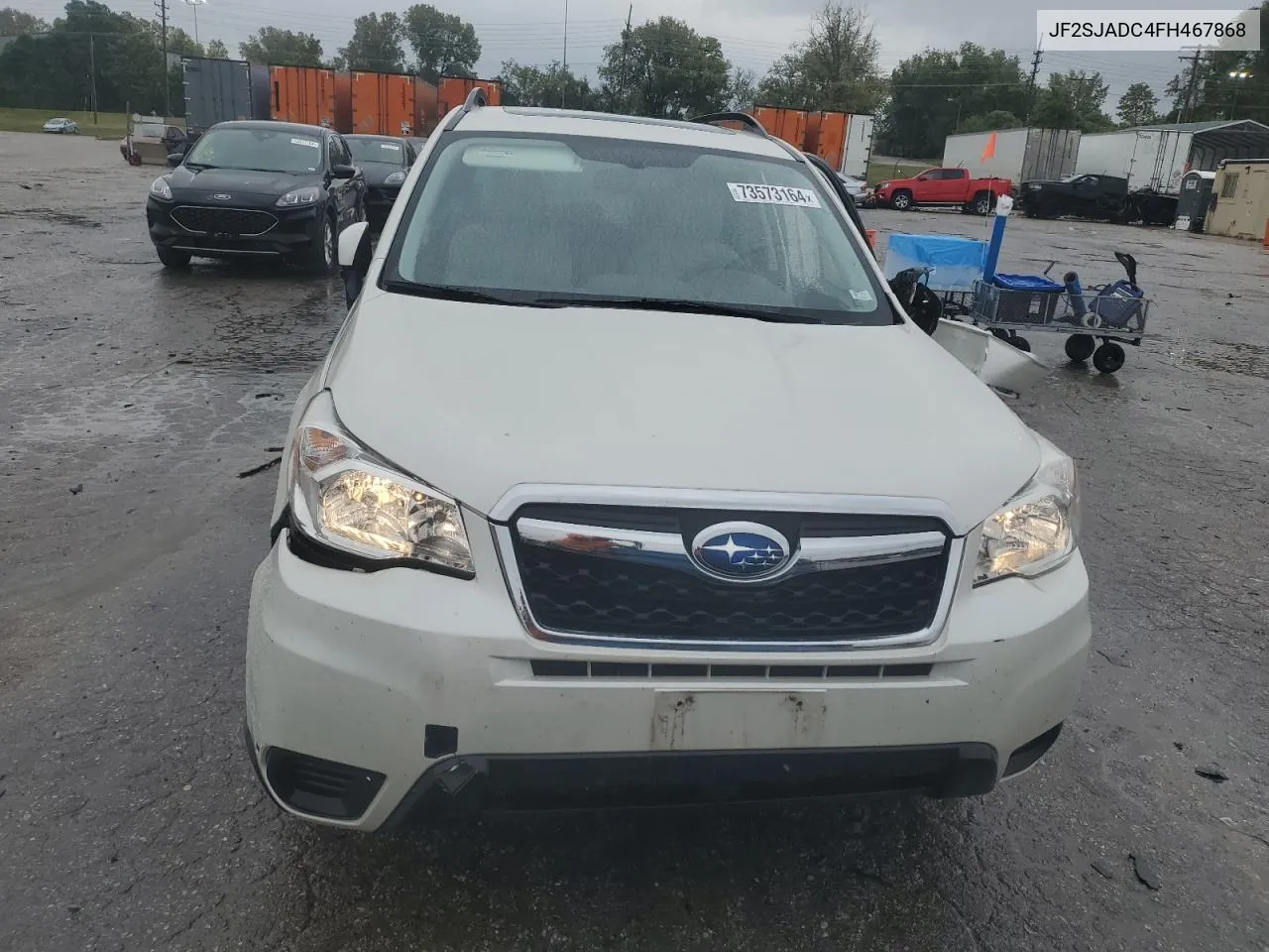 2015 Subaru Forester 2.5I Premium VIN: JF2SJADC4FH467868 Lot: 73573164