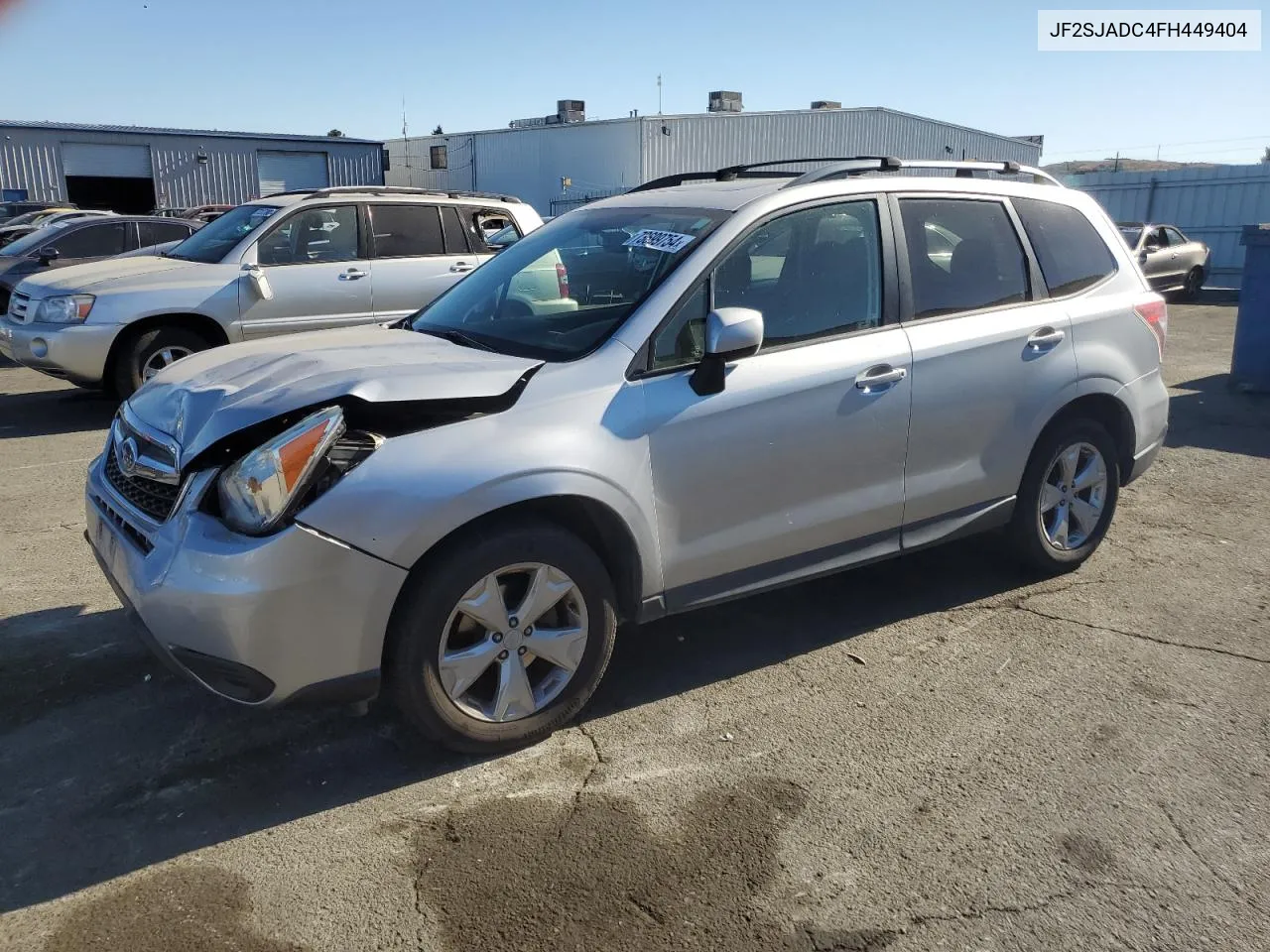 2015 Subaru Forester 2.5I Premium VIN: JF2SJADC4FH449404 Lot: 73699754