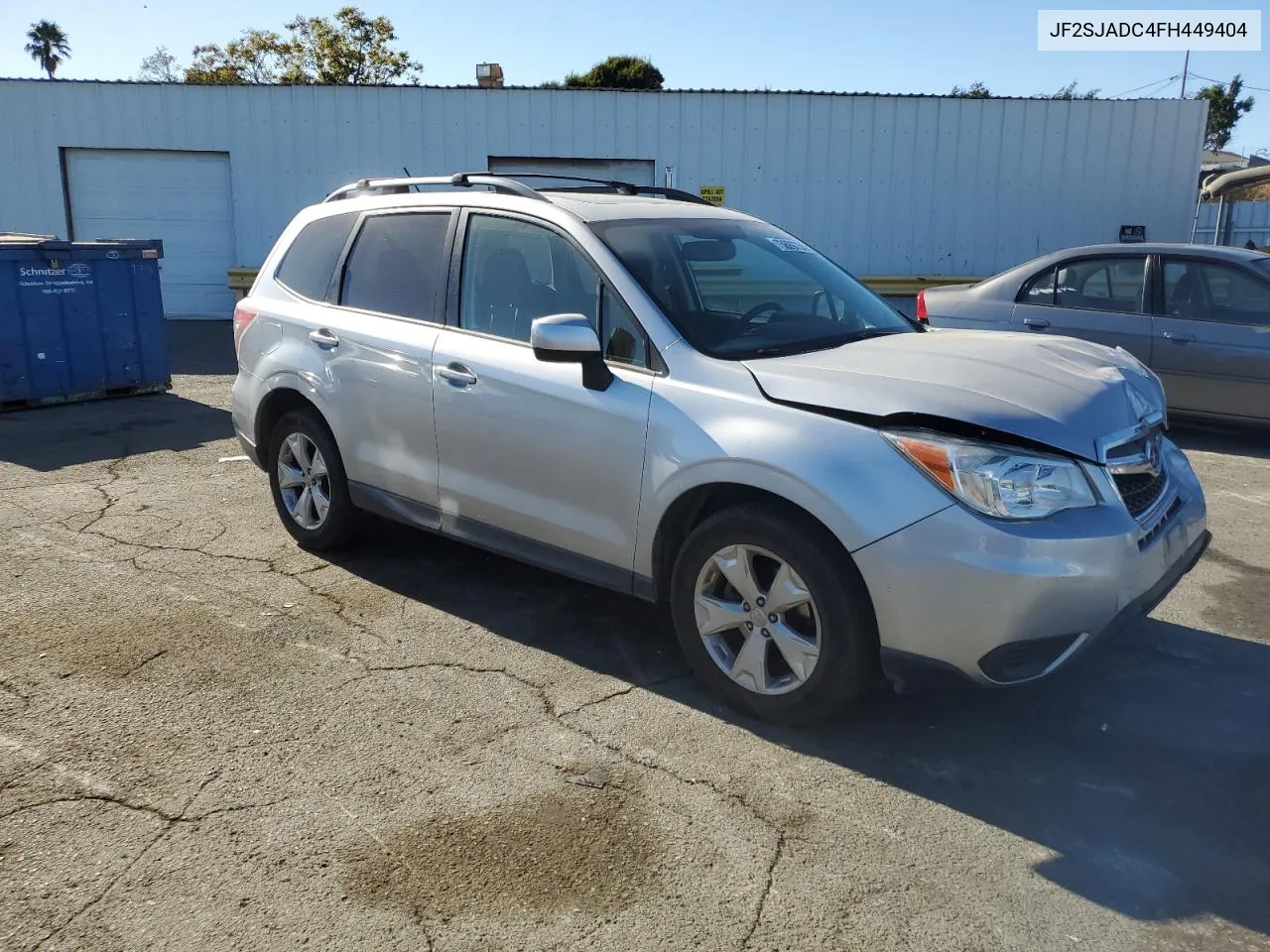 2015 Subaru Forester 2.5I Premium VIN: JF2SJADC4FH449404 Lot: 73699754