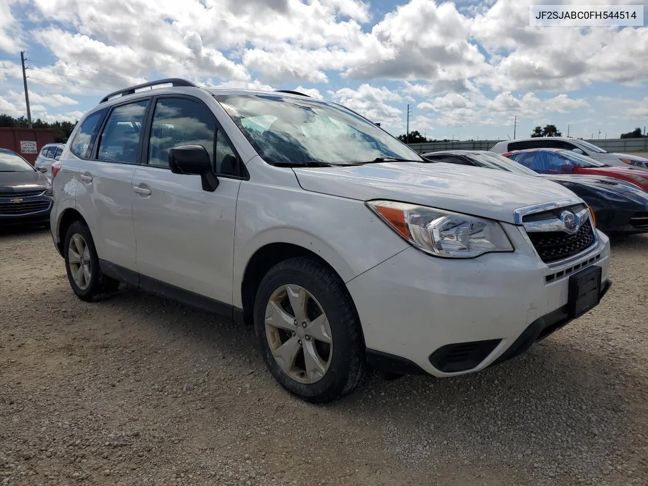 2015 Subaru Forester 2.5I VIN: JF2SJABC0FH544514 Lot: 73849824