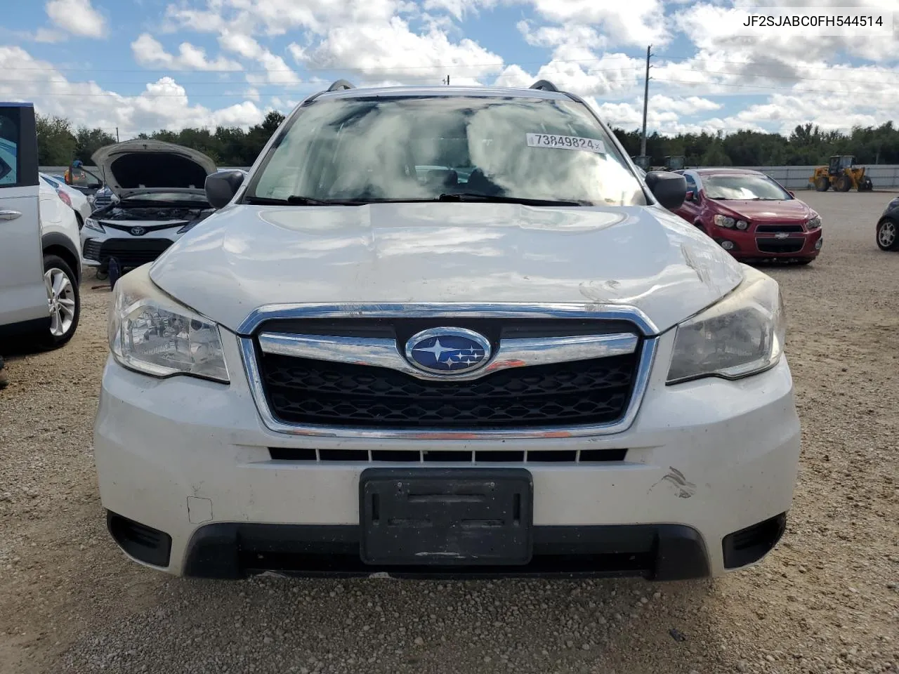 2015 Subaru Forester 2.5I VIN: JF2SJABC0FH544514 Lot: 73849824