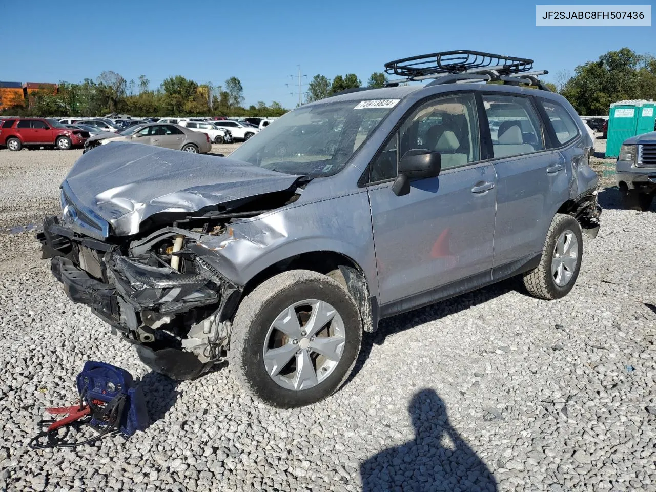 2015 Subaru Forester 2.5I VIN: JF2SJABC8FH507436 Lot: 73973824