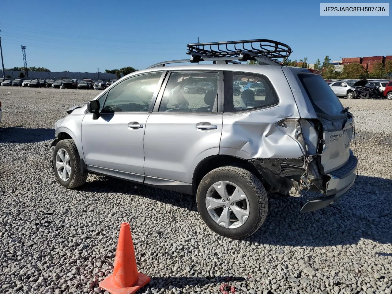 2015 Subaru Forester 2.5I VIN: JF2SJABC8FH507436 Lot: 73973824